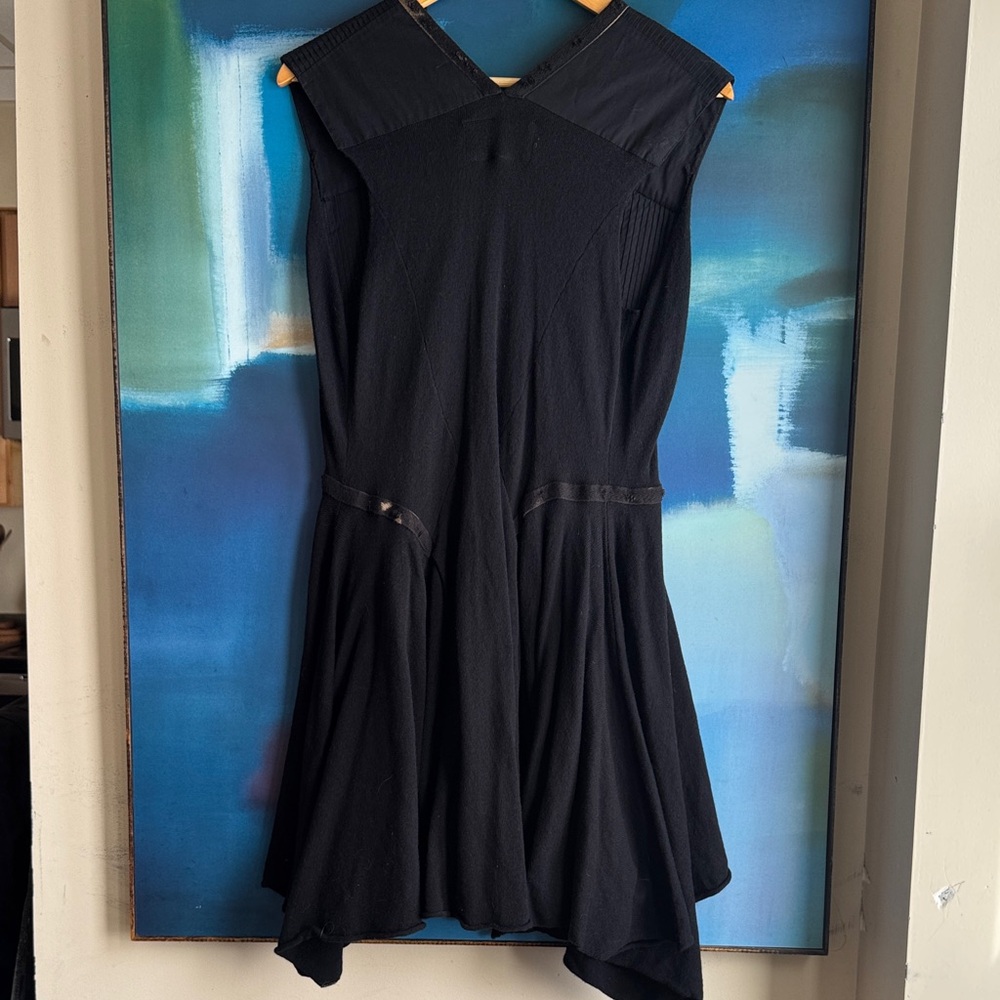 AllSaints Spitalfields Dress Black Sleeveless Women’s Size 14 Authentic Original - Picture 8 of 11